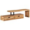 vidaXL TV Stand (118-200)x30x40 cm Solid Wood Acacia