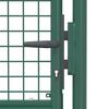 vidaXL Fence Gate Steel 100x175 cm Green