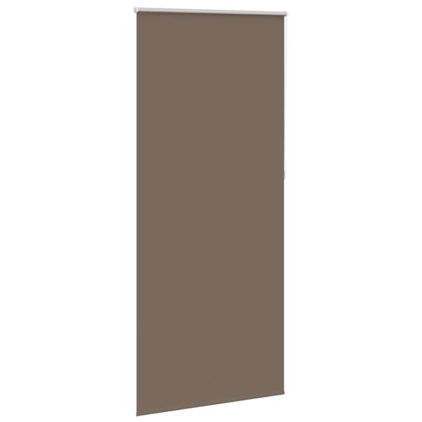 vidaXL Roller blind blackout 104.4x230 cm Fabric Width 100 cm coffee