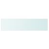 vidaXL Shelf Panel Glass Clear 80x20 cm