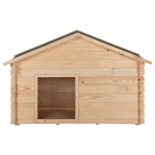 vidaXL Dog House 145x70x100.6 cm Solid Pine Wood 14 mm
