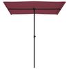 vidaXL Garden Parasol with Aluminium Pole 180x110 cm Bordeaux Red