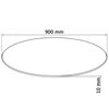 vidaXL Table Top Tempered Glass Round 900 mm