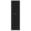 vidaXL Hallway Wardrobe Black 55x25x189 cm Engineered Wood