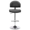 vidaXL Bar Stools 2 pcs Grey Faux Leather