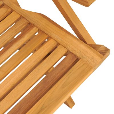vidaXL Folding Garden Chairs 8 pcs 56x63x90 cm Solid Wood Teak