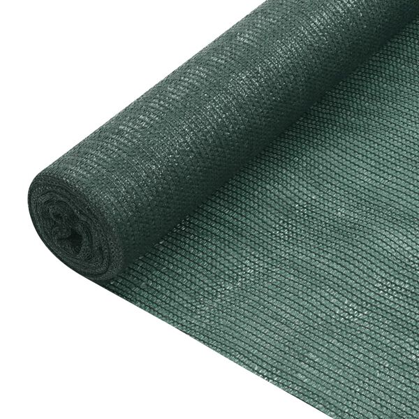 vidaXL Privacy Net Green 1.2x50 m HDPE 75 g/m&sup2;