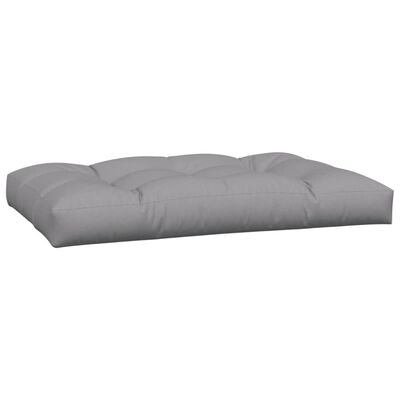 vidaXL Pallet Cushions 2 pcs Grey Fabric