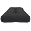 vidaXL Pallet Cushion Black 120x40x12 cm Fabric