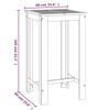 vidaXL 3 Piece Garden Bar Set Solid Wood Acacia