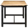 vidaXL Dining Table 180x90x76 cm Solid Rough Mango Wood