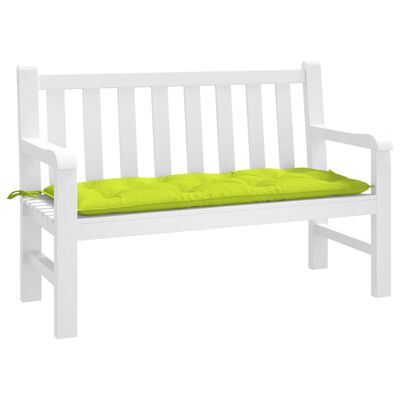 vidaXL Garden Bench Cushion Bright Green 120x50x7 cm Oxford Fabric