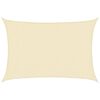 vidaXL Sunshade Sail 160 g/m&sup2; Cream 2.5x4 m HDPE