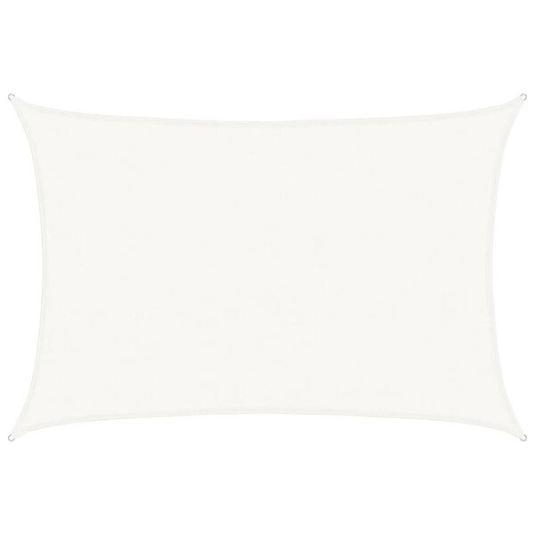 vidaXL Sunshade Sail 160 g/m² White 4x5 m HDPE