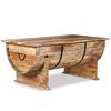 vidaXL Coffee Table Solid Mango Wood 88x50x40 cm