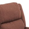 vidaXL Wing Back Recliner Chair Brown Fabric