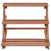 vidaXL 3-Tier Plant Stand Cedar Wood 48x45x40 cm