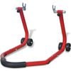 vidaXL Motorcycle Rear Stand Red