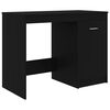 vidaXL Desk Black 140x50x76 cm Engineered Wood