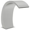 vidaXL Pool Fountain | Silver | Stainless steel 304 | Medium | Decorative Inlays