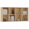 vidaXL Book Cabinet/Sideboard Sonoma Oak 66x30x130 cm Engineered Wood