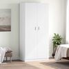 vidaXL Wardrobe White 90x52x200 cm Engineered Wood