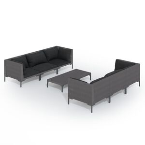 vidaXL Garden Lounge Set | Dark Grey