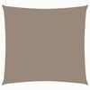 vidaXL Sunshade Sail Oxford Fabric Square 2.5x2.5 m Taupe