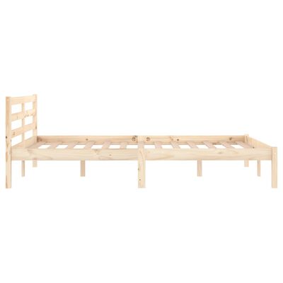 vidaXL Bed Frame without Mattress Solid Wood Pine 120x200 cm