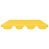 vidaXL Replacement Canopy for Garden Swing Yellow 188/168x145/110 cm