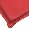 vidaXL Deck Chair Cushion Red (75+105)x50x4 cm