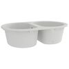 vidaXL Kitchen Sink White 78 x 47 x 20.5 cm Granite