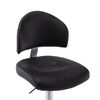 vidaXL Bar Stool Black Faux Leather