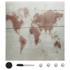 vidaXL Wall Mounted Magnetic Board Glass 60x60 cm
