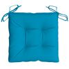 vidaXL Chair Cushions 2 pcs Light Blue 50x50x7 cm Oxford Fabric