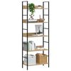 vidaXL 5-Layer Book Shelf Oak 60x27.6x158.5 cm Engineered Wood
