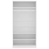 vidaXL Wardrobe White 100x50x200 cm Engineered Wood