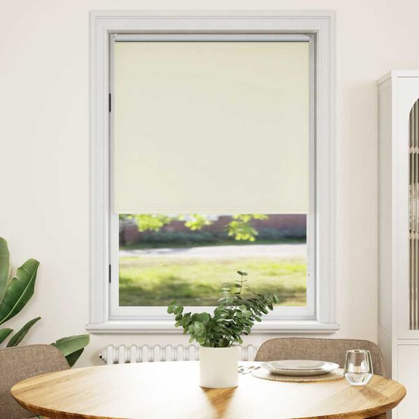 vidaXL Roller blind blackout 80 x 175 cm off white