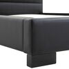 vidaXL Bed Frame without Mattress Black Faux Leather 200x160 cm