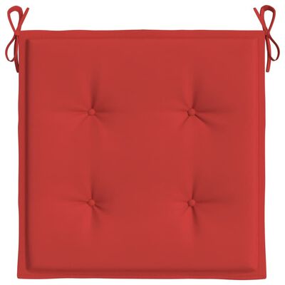 vidaXL Garden Chair Cushions 4 pcs Red 50x50x3 cm Oxford Fabric