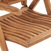 vidaXL 7 Piece Garden Dining Set Solid Teak Wood