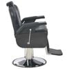 vidaXL Barber Chair Black 72x68x98 cm Faux Leather