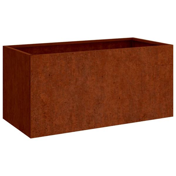 vidaXL Planter 62x40x39 cm Corten Steel