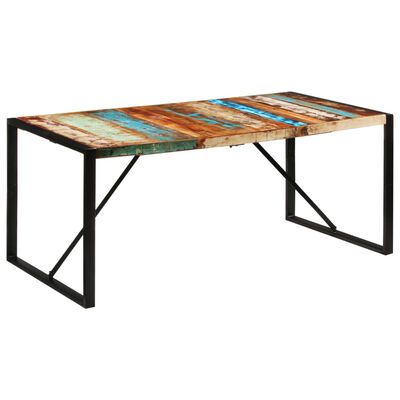 vidaXL Dining Table 175x90x76 cm Solid Wood Reclaimed