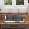 vidaXL Handmade Kitchen Sink Stainless Steel