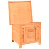 vidaXL Cat House Solid Pine & Fir Wood 50x46x43.5 cm