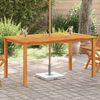 vidaXL Garden Table 150x90x74 cm Solid Acacia Wood
