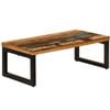 vidaXL Coffee Table 100x50x35 cm Solid Reclaimed Wood and Steel