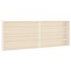 vidaXL Wooden Collector's Display Case with Doors 100x8.5x37cm