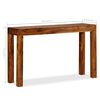 vidaXL Console Table Solid Acacia Wood 120x35x75 cm